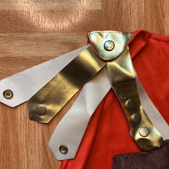 Donated Roman Gladiator Dress w/ Cape Halloween Costume -  Adult OS UC - Picture 5 of 11